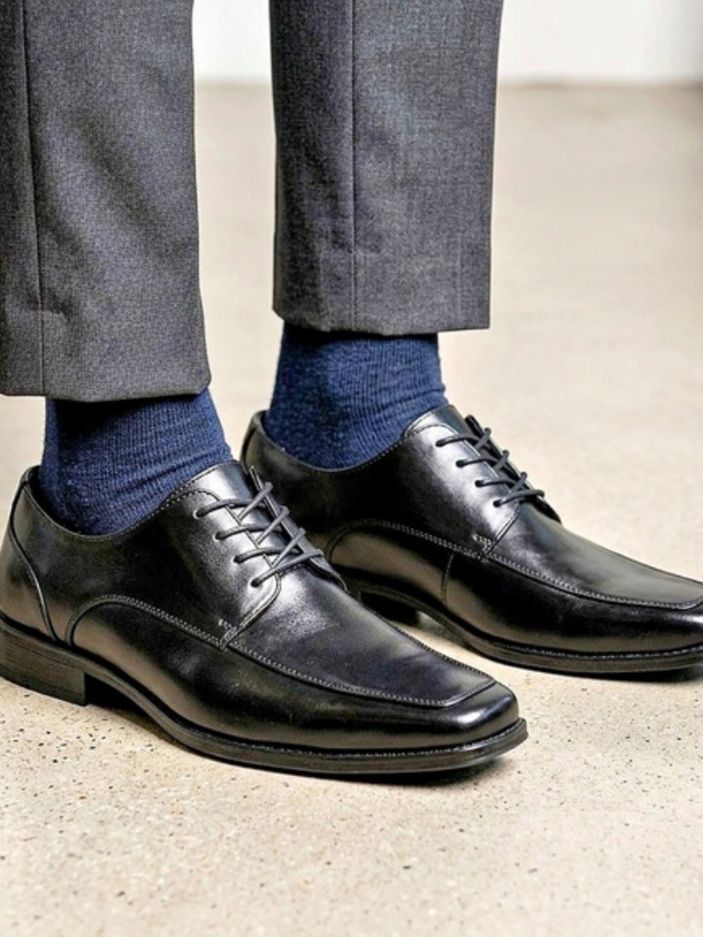 Dexter Comfort Crosby Black Oxford Dress Shoes Size: 13W